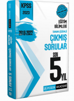 2023 KPSS Eğitim Bilimleri Çıkmış Sorular Son 5 Sınav