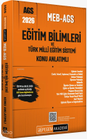 2026 MEB AGS Eğitim Bilimleri ve Türk Milli Eğitim Sistemi Konu Anlatımlı