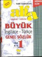 Alfa Büyük İngilizce - Türkçe Genel Sözlük (3 Cilt)