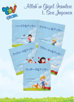 Allahın Güzel İsimleri 1 ;Seri 5 Kitap Takım Japonca