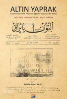 Altın Yaprak; Cumhuriyet'in İlk Yıllarında Eğitime Taşradan Bir Bakış