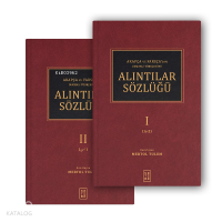Arapça ve Farsça’dan Osmanlı Türkçesi’ne Alıntılar Sözlüğü
