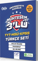 Çap Yayınları TYT MSÜ KPSS Türkçe Seti
