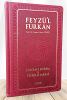 Feyzü'l Furkân Kur'ân-ı Kerîm ve Tefsirli Meali - Orta Boy - Ciltli - BORDO