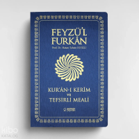 Feyzü'l Furkân Kur'ânı Kerîm ve Tefsirli Meali  (Büyük Boy  İnce Cilt)  Lacivert