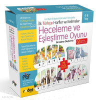İlk Türkçe Harfler ve Kelimeler - Heceleme ve Eşleştirme Oyunu - 73 Parça Puzzle - 4-8 Yaş