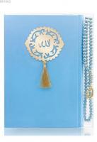 İnci Tesbih Hediyeli Mavi Kur'an'ı Kerîm