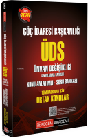 Pegem Akademi 2026 Göç İdaresi Başkanlığı ÜDS Ünvan Değişikliği Sınavlarına Hazırlık ;Konu Anlatımlı Soru Bankası Tüm Kadrolar İçin Ortak Konular