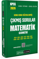Pegem Akademi 2026 KPSS Genel Yetenek Genel Kültür Konu Konu Düzenlenmiş Tamamı Çözümlü Çıkmış Sorular Matematik  Geometri