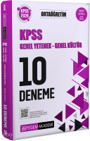 Pegem Akademi 2026 KPSS Genel Yetenek Genel Kültür Ortaöğretim Tamamı Çözümlü 10 Deneme