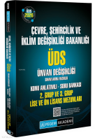 Pegem Akademi Çevre Şehircilik ve İklim Değişikliği Bakanlığı ÜDS Ünvan Değişikliği Sınavlarına Hazırlık Konu Anlatımlı Soru Bankası 2. Grup ve 3. Grup
