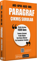 Pegem Akademi Paragraf Çıkmış Sorular