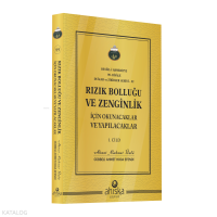 Rızık Bolluğu Ve Zenginlik İçin Okunacak Ve Yapılacaklar 1. Cilt