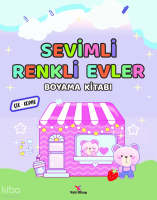 Sevimli Renkli Evler Boyama Kitabı