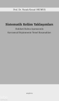 Sistematik Kelâm Yaklaşımları;Hakikati Bulma Aşamasında  Kavramsal Düşünmenin Temel Basamakları