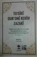 Tefsire Qur'One Kerim Zazaki (Ciltli)