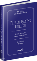 Ticari İşletme Hukuku;Ders Notları Soru Örnekleri