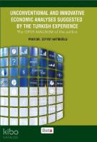Unconventional and İnnovative Economic Analyses Suggested By the Turkısh Experience