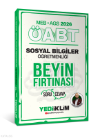 Yediiklim Yayınları 2026 MEB AGS ÖABT Sosyal
Bilgiler Öğretmenliği Beyin Fırtınası Soru
Cevap
