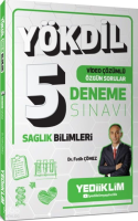 Yediiklim Yayınları YÖKDİL Sağlık Bilimleri Video Çözümlü Özgün Sorular 5 Deneme Sınavı