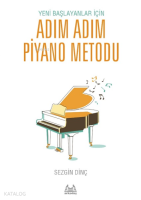 Yeni Başlayanlar İçin Adım Adım Piyano Metodu