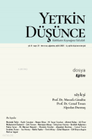 Yetkin Düşünce Dergisi  31. Sayı 8. Yıl (Temmuz - Ağustos - Eylül 2025);Eğitim