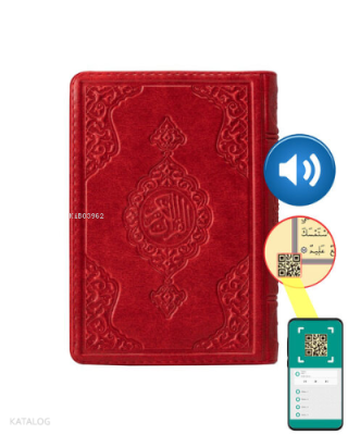 2 Renkli Kırmızı Hafız Boy Kur...