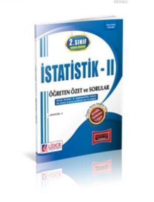 2. Sınıf Bahar Dönemi İstatistik II Öğreten Özet ve Sorular Komisyon