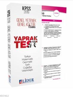 2019 Genel Kültür Genel Yetenek ( Türkçe - Matematik - Vatandaşlık ) Ç