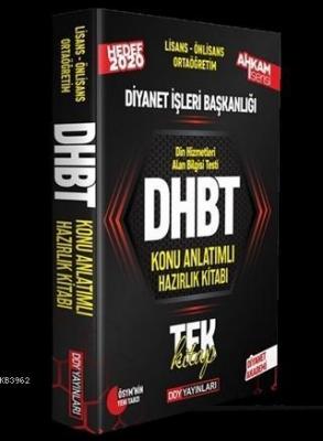 2020 DHBT Ahkam Serisi Tüm Adaylar Konu Anlatımlı Hazırlık Kitabı