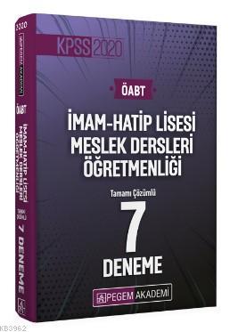 2020 KPSS ÖABT İmam Hatip Lİsesi Meslek Dersleri Öğretmenliği Tamamı Ç