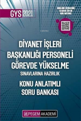 2021 Diyanet İşleri Başkanlığı Personeli Görevde Yükselme Sınavlarına Hazırlık Konu Anlatımlı Soru Bankası