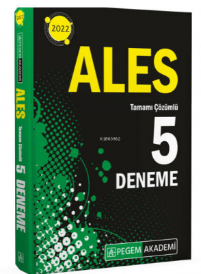 2022 ALES Tamamı Çözümlü 5 Deneme
