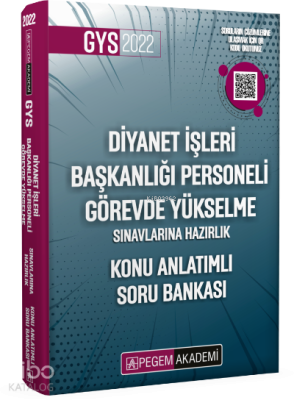 2022 Diyanet İşleri Başkanlığı Personeli Görevde Yükselme Sınavlarına Hazırlık Konu Anlatımlı Soru Bankası