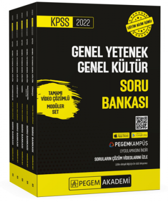 2022 KPSS Genel Yetenek Genel Kültür Tamamı Video Çözümlü Soru Bankası