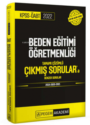 2022 KPSS ÖABT Beden Eğitimi Öğretmenliği Çıkmış Sorular Kolektif