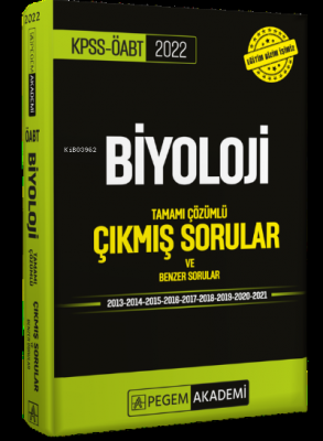 2022 KPSS ÖABT Biyoloji Tamamı Çözümlü Çıkmış Sorular