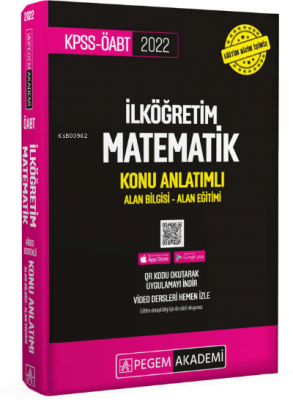 2022 KPSS ÖABT İlköğretim Matematik Konu Anlatımlı Kolektif