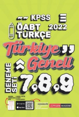 2022 KPSS ÖABT Türkçe Türkiye Geneli 7 - 8 - 9 3'lü Deneme