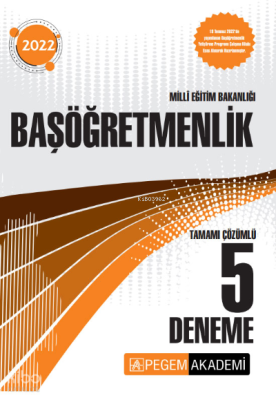 2022 Milli Eğitim Bakanlığı Başöğretmenlik 5 Deneme