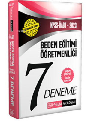 2023 KPSS ÖABT Beden Eğitimi Öğretmenliği 7 Deneme Kolektif