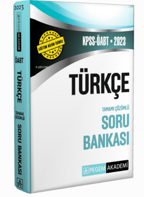 2023 KPSS ÖABT Türkçe Soru Bankası
