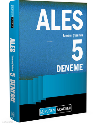 2024 Ales Tamamı Çözümlü 5 Deneme Kolektif