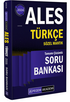 2024 Ales Türkçe Sözel Mantık Tamamı Çözümlü Soru Bankası Kolektif