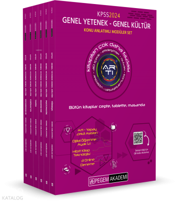 2024 KPSS Genel Yetenek Genel Kültür Konu Anlatımlı Modüler Set (6 Kitap)