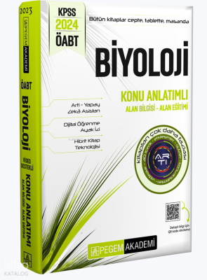 2024 KPSS ÖABT Biyoloji Konu Anlatımlı Kolektif