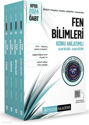2024 KPSS ÖABT Fen Bilimleri Konu Anlatımlı (4 Kitap)