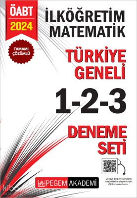 2024 KPSS ÖABT İlköğretim Matematik Tamamı Çözümlü Türkiye Geneli 1-2-3 (3'lü Deneme Seti)