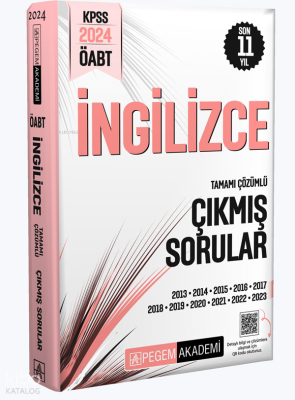 2024 KPSS ÖABT İngilizce Tamamı Çözümlü Çıkmış Sorular Kolektif