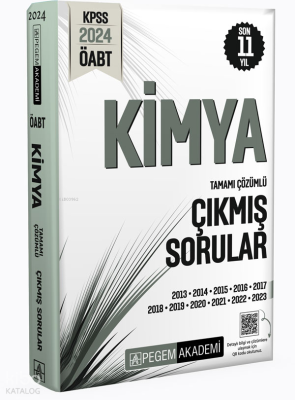 2024 KPSS ÖABT Kimya Tamamı Çözümlü Çıkmış Sorular Kolektif